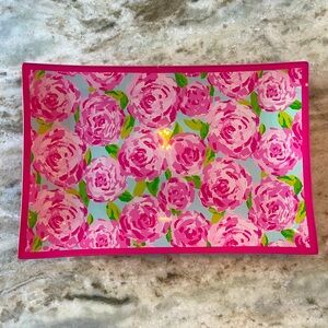 Large Glass Catchall Tray in First Impression by Lilly Pulitzer